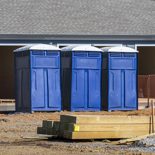 how do you ensure the portable toilets are secure and safe from vandalism during an event in Wingate